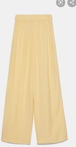 Zara palazzo trousers with tie belt